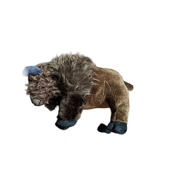 Buffalo St. Labre Indian School Bison Plush 10" Soft Toy Fluffy - Picture 4 of 4